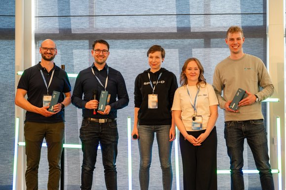 Gewinner des NRW Start-up Pitch 2025 (© donna-blitz, WORLDFACTORY)