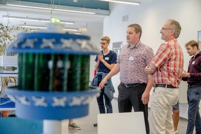 Stände der Lehrstühle der Fakultät ETIT