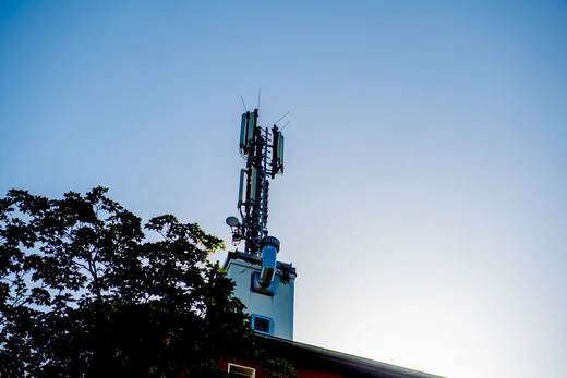 Mobilfunkmast (© RUB/Marquard)