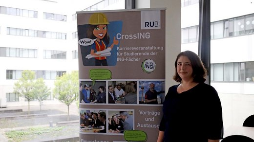 Ellen Losacker bei CrossING 2023 (© RUB/ETIT)