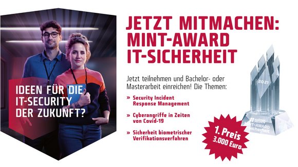 MINT-Award 2021 (Plakat:audimax MEDIEN)